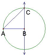 Draw the segment AC. The length of segment AC is square root of 2.